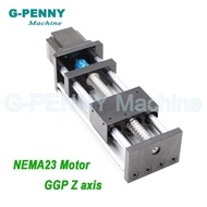 เครื่อง CNC Z แกนโต๊ะสไลด์รางนำทางการเคลื่อนไหวเชิงเส้นพร้อมบอลสกรู1204/1605/1610พร้อมสเต็ปเปอร์มอเต