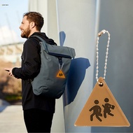 Culiy Portable Key Chain Pendant Stylish Reflective Keychains Sidewalks Car Hangings for Bags Strollers Wheelchair