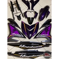 COVERSET BODYSET YAMAHA Y15ZR YSUKU V1 V2 HAYABUSA PURPLE GREY VELOZI SIAP ORIGINAL - SIAP TAMPAL