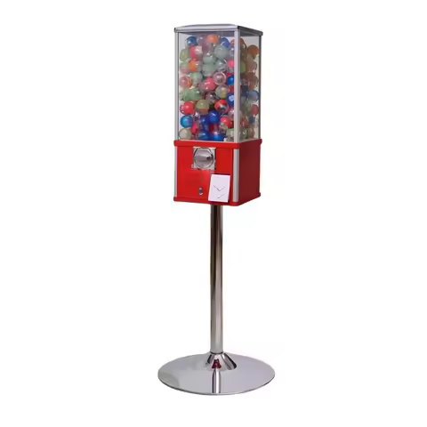 Coin-operated gum dispenser capsule toys and inflatable balls vending machine candy