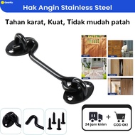 Stainless Steel Window Wind Rights, Stainless Steel Window Retainer Hooks - 6 Inch Window Rights, Ru