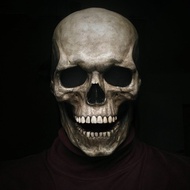 Halloween Skull Mask Men's Haunted House Room Escape Props Horror Headgear Spoof Handsome Ghost Face Mask Full Face 0hvq