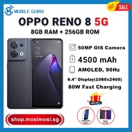Oppo Reno8 5G  8GB RAM + 256GB ROM  Storage Brand New with 2 Years Warranty  A little more than you'd expect