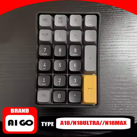 Aigo A18/N18ULTRA//N18MAX Wireless Mechanical Keyboard 2.4G Hot-swappable Charging Calculator Numeri