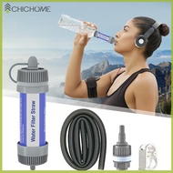 [chichome.my] Outdoor Mini Water Filter Straw Water Filtration System Personal Water Filter Straw fo