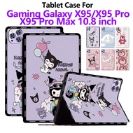 Fashion Kuromi Cover For Galaxy X95 X95Pro Pro 10.8 inch 5G Android Tablet Magnetic Case For Tab X95