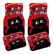 4-Piece Set Car Feet Mats | Universal Front Rear Foot Mats | Material Easy to Clean | Adapt to Cars/