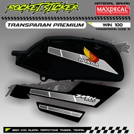 WIN Striping WIN Sticker Variation WIN UV TRANSPARENT CODE 19 PREMIUM MAXDECAL MATERIAL