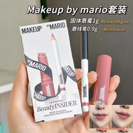 Makeup by Mario Solid Lip Gloss And Lip Liner Set 1g + 0.9g Two Piece Lip Care Kit Long Lasting Colo