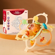 Douuob Teether Massage Multi-Shape Hand Claw Ball Rattle Teether Hand Claw Ball Baby Teether Baby Ra