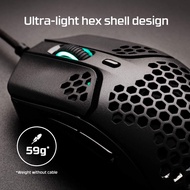 HyperX Pulsefire Haste RGB Wired Gaming Mouse with Honeycomb Shell up to 16000 DPI ( 4P5P9AA / 4P5E4