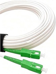 Elfcam® - 25m/82.02ft Fiber Optic Cable SCA to SCA Simplex Singlemode 9/125μm LSZH, Patch Cord Cable