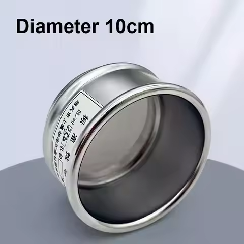 10cm Mini Fine Mesh Flour Sifter 120-600 Mesh Stainless Steel Small Sieve hole Experimental Standard
