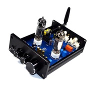 supergoodsales-my 6J5 Vacuum Tube Amplifier Preamplifier BT Preamp AMP with Volumes Treble Bass Tone