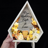 3D Fine Quality Box Frame/Frame Duit Hantaran/Mas Kahwin/Water Drop/9x12