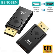 BENOSEM 4K DisplayPort to HDMI Adapter DP Laptop to HDMI Monitor Converter Video for PC HDTV