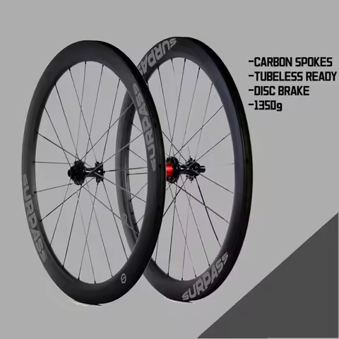 Super Light 700C Carbon Spokes Wheelset, Disc Brake, Centerlock Road Disc, Tubeless Ready Wheels