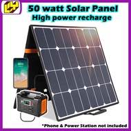 FlashFish 50Watt Solar Panel Foldable Solar Board 50W Portable Solar Panel Foldable Solar Charger wi