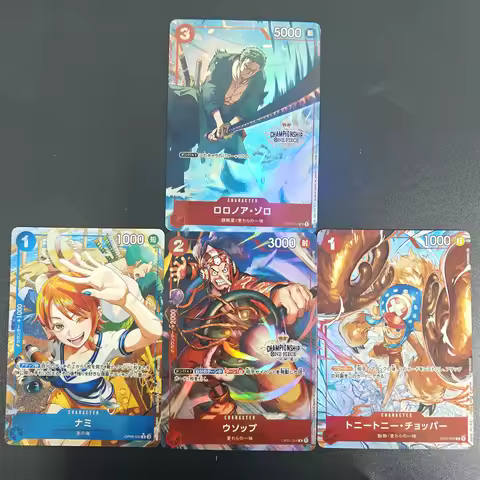 Diy Treasure Cup One Piece Card Game Zoro Usopp Tony Chopper Nami St01-013 Op01-004 St01-006 Japanes