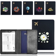 Passport Cover Card Slot Passport Holder Travel Case Document Bag ID Card Pocket Handbag Wallet Saru