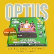Unik OPTUS Digital Receiver OP-66HD C-Band KU-Band Kvision Diskon