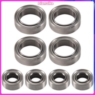 8Pcs Ball Bearings 4X8X3mm 8X12X3.5mm for   E18  1/18 RC Car Spare Parts A949 A959 A969 A979 A959-B 