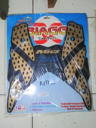 Karpet Motor Mio M3 & Soul Gt Led & Mio Z Hitam Emas Gold Anti Sobek