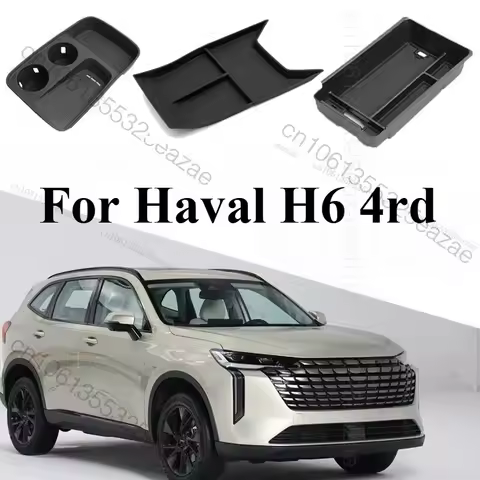 Car Central Console Armrest Storage Box Container Organizer Holder Tray For Haval H6 4rd 2024 2025 H