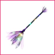 Kids Witch Broom Wicked Witch Broom with LED Lights Witch Costume Accessories Kids Witches Broom Hal