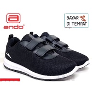 ANDO school shoes, Ando adhesive school shoes, elementary and middle school children's school shoes,