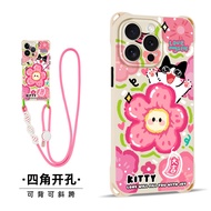 BOSDON Applicable Apple 17promax Phone Case Redmi K80 Soft mate70 Huawei nova14pro Lanyard oppoA92S 