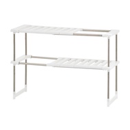 【ikloo】不鏽鋼可調式水槽下收納架 v