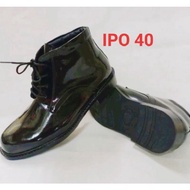 ⌛⌛ KASUT NO 3 LLP ATM DARAT @@New Design Semi Cut@@ KASUT 2B4  SEMI CUT BOOTS MEN SHOES IN BLACK {{R