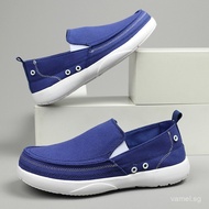 New Men'S Shoes Breathable Canvas Shoes Slip On J4SU