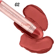 Wardah Instaperfect Mattecentric Lip Crayon 3 g - Lipstick Matte - Tahan Hingga 8 Jam & Multifungsi