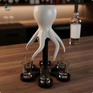 Sunnimix Modern PLA Drink Dispenser Squid Style Alcoholic Drinks Blue 6-hole