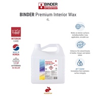 4 Litre BINDER Korea Premium Interior Wax by Fireball Leather Console Dashboard Plastic Seat Sofa Do