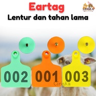 100pcs Cow Markers Goat Eartag Tools Cow Ear Tags Goat Markers Sheep Ear Tags