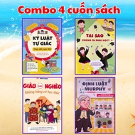 Combo 4 cuốn Kỷ Luật Tự Giác + Định Luật Murphy + Giàu Hay Nghèo + Tại Sao Chúng Ta Phải Học