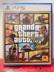 《今日快閃價》全新 PS5遊戲 GTA V 俠盜獵車手5 GTA 5 GRAND THEFT AUTO V 港版中英文版