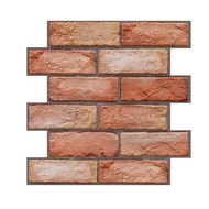 3D Wall Sticker Self-adhesive Faux Brick Wall Panel Peel and Stick Tile Backsplash for Kitchen Bedro