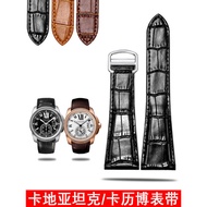 3/30✈Suitable for Cartier tank strap men's genuine leather original Cartier London solo cowhide watc
