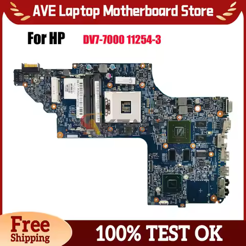11254-3 681999-001 682037-001 For HP Pavilion DV6 DV7 DV7-7000 Laptop Motherboard With GT630M GT650M