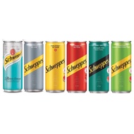 12x【Schweppes Drink 320ml#Lemon Tonic Water/Soda Water/Dry Ginger Ale/Bitter Lemon/Lemon Lime/Pineap