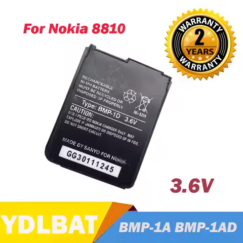 100% Reliable YDLBAT 3.6V BMP-1A BMP-1AD Battery For Nokia 8810