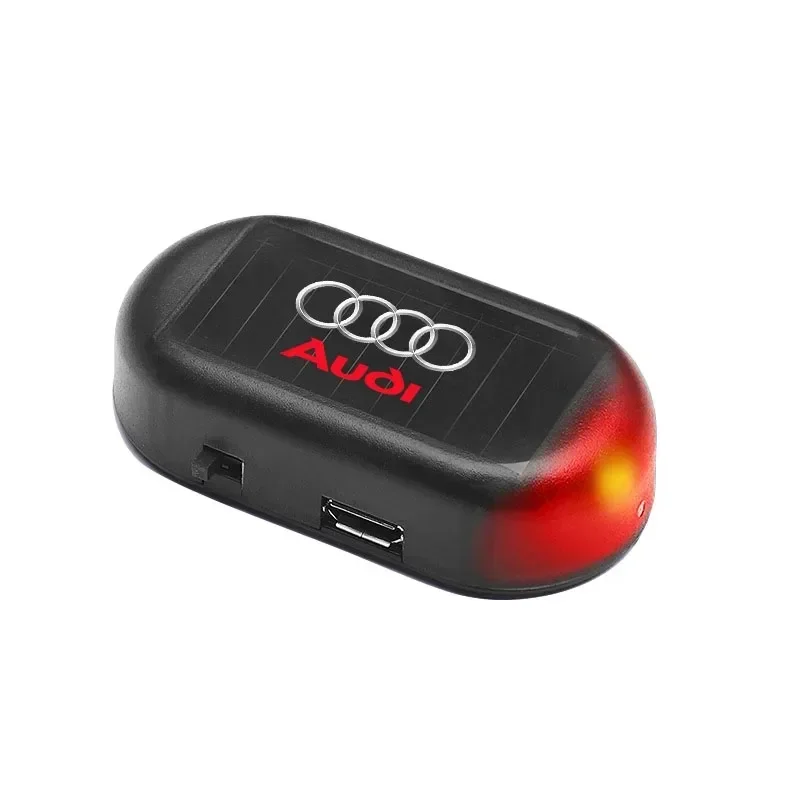 Audi | Car Solar Powered Wireless Anti-Theft Caution Lamp LED Flashing Lights For Audi A4 A3 A5 A6 A