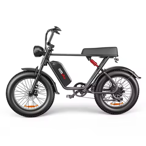 Emoko C91 Adult E-bike 1000W*2 Motor 48V 23Ah Battery Commute Electric Bike,20-Inch Fat Tire E-Mount