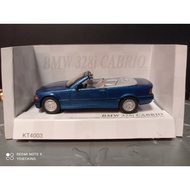 Diecast Kinsmart/Kintoy Toy Miniature Car BMW 328i Cabrio - Blue