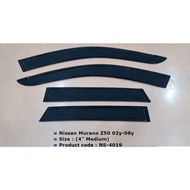 Nissan Murano Z50 02y-08y Door Visor / Window Vent Visor Deflectors