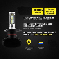 For Nissan Grand Livina (L10)2006 - 2013 LED Front Headlamp HeadLight Light Bulbs Kit (1 Pair)